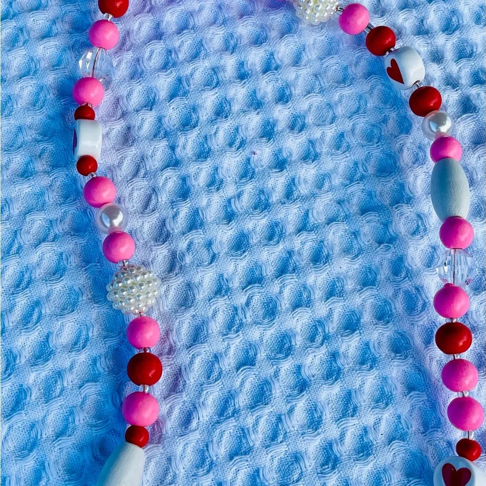 Valentine Beaded Garland